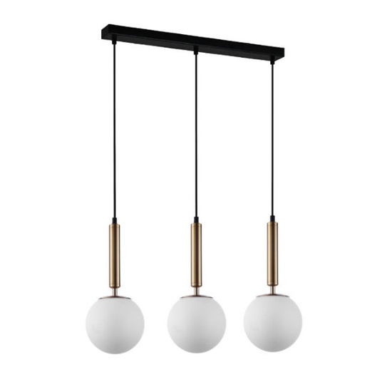 Lampa wisząca Ravena PND-2324-3L GD+OPA Italux