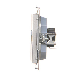 Gniazdo komputerowe RJ45 kat. 5e + telefoniczne RJ12 Simon 55 