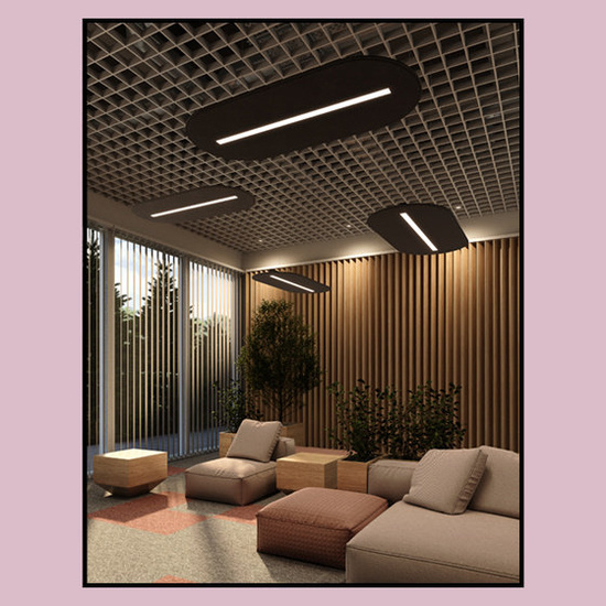 Lampa wisząca AQfelt OVALL RAFTER LED AQForm 