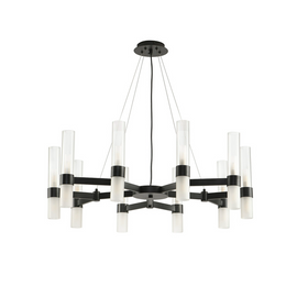 Lampa wisząca CANDELA-10 czarna 85 cm Step into design 