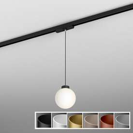 MODERN BALL simple midi LED zwieszany track AQform