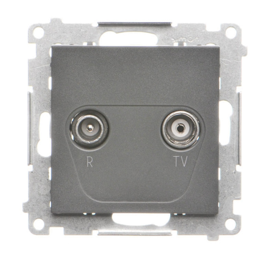 Gniazdo antenowe R-TV końcowe separowane Simon 55