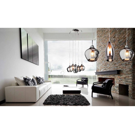 LAMPA WISZĄCA AMBER MILANO 1 Azzardo