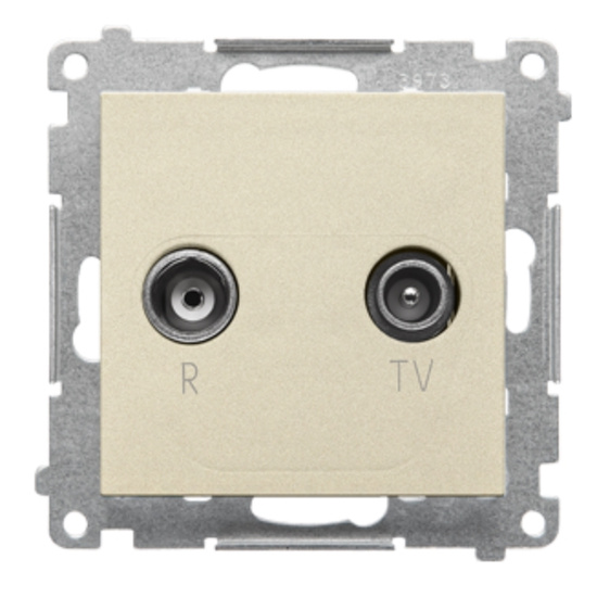 Gniazdo antenowe R-TV zakończeniowe do gniazd przelotowych Simon 55