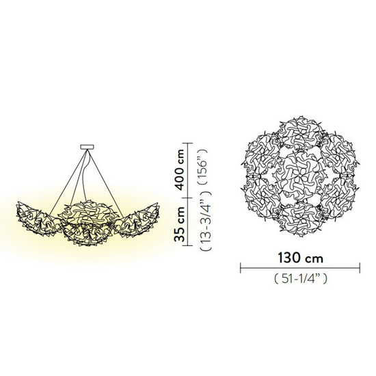 Lampa wisząca Veli 7 Gold Slamp