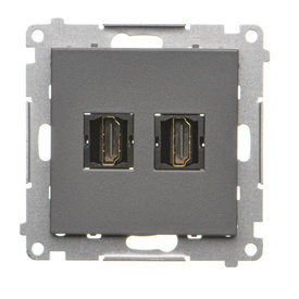 Gniazdo HDMI podwójne Simon 55 