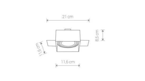 Reflektor do zabudowy Mod Plus I Black Nowodvorski