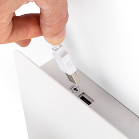 Kinkiet nad łóżko z portem USB prawy Suau Faro 62122 white