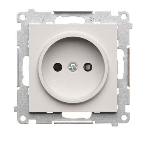 Gniazdo pojedyncze bez uziemienia Simon 55