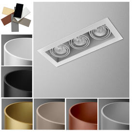 Oprawa wpuszczana SQUARES 50x3 230V z ramką AQFORM