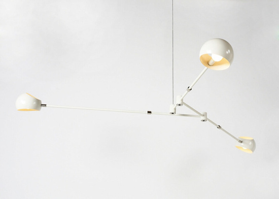 Lampa wisząca ASTRONOMY-3 biała 175 cm