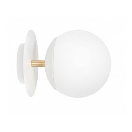 Kinkiet / plafon Plaat C biało-złota UMMO