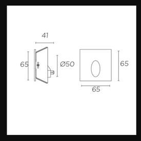 STEP wpuszczany biały55-1574-14-00 Leds-C4 