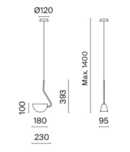 Lampa wisząca Mollis MOD126PL-01B Maytoni