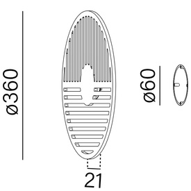 kinkiet IKI round LED AQFORM