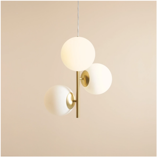Lampa wisząca FIN 3 BRASS M Aldex