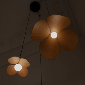 Lampa wisząca Forget me not dąb UMAGE