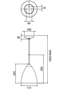 LAMPA WISZĄCA JOEL PENDANT 7194 - do wyczerpania zapasów