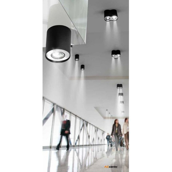 Lampa Azzardo NEOS 1 biel aluminium WH/ALU