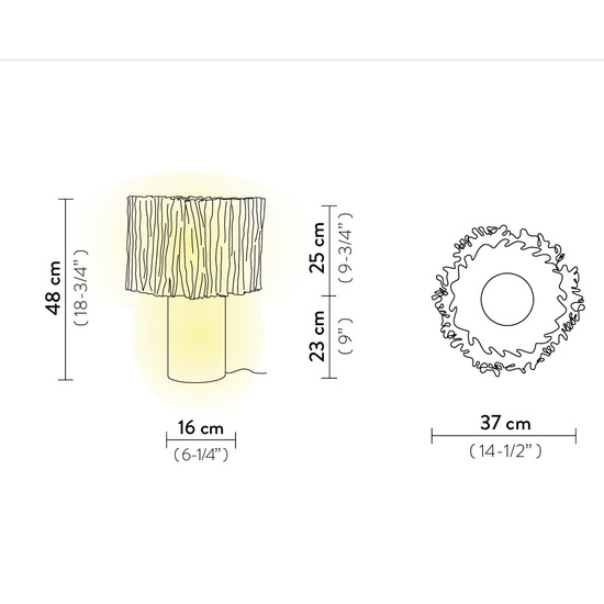 Lampa stołowa Akordeon SLAMP