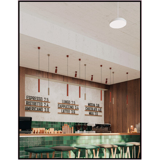 Lampa wisząca tuba 20 cm PET mini LED 3000K 41°  AQform