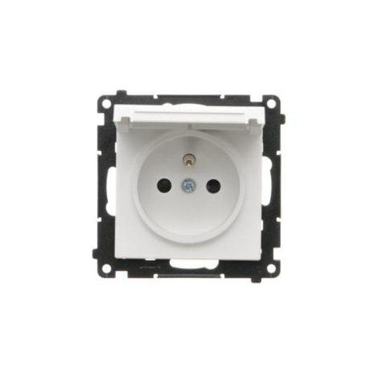 Gniazdo pojedyncze z klapą Simon 55 