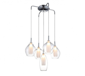 Lampa wisząca do wysokich pomieszczeń Amber Milano Clear Azzardo