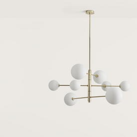 Lampa wisząca ATOM C1214/8/NEG/TRAN Aromas 