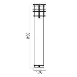 Słupek ogrodowy Stockholm Norlys art. 297 B