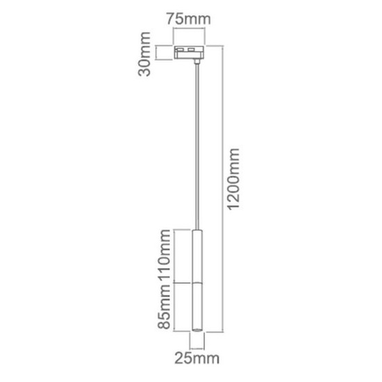 Oprawa do szynoprzewodu Slimi S Nero Track OPEN DESIGN HIGHLIGHTS