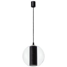 Lampa wisząca MERIDA BLACK L czarna KASPA