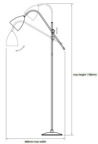 LAMPA PODŁOGOWA JOEL FLOOR 4548 - do wyczerpania zapasów