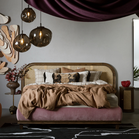 Lampa wisząca trzypunktowa AVIA BLACK 3 przydymiona KASPA