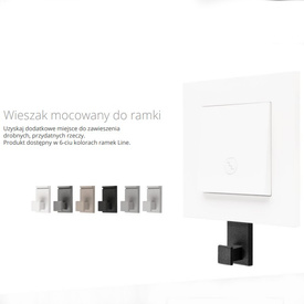 Wieszak pojedynczy Simon 55