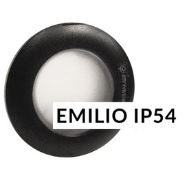 Czarny wpust do łazienki Emilio Azzardo