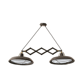 Lampa wisząca Plac LED postarzany brąz Faro 66214