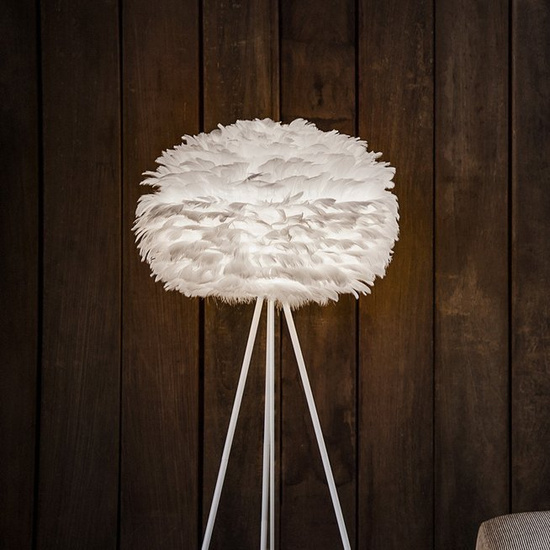 Lampa podłogowa tripod EOS medium biała UMAGE