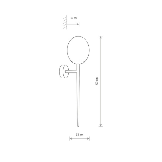 Lampa ścienna ŁAZIENKOWA TORCH 8123 Nowodvorski 