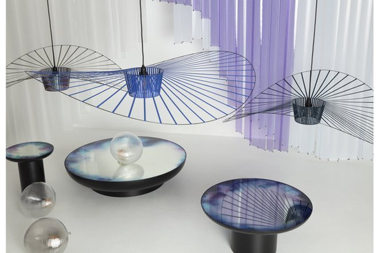 LAMPA WISZĄCA VERTIGO KOBALTOWA - 140 cm