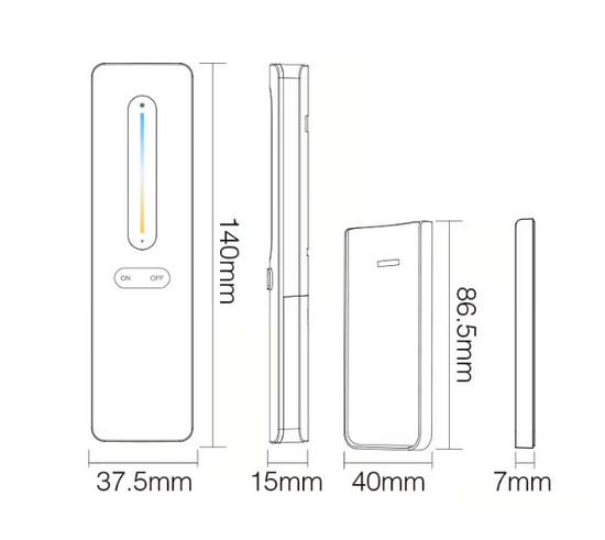 Pilot 1-strefowy z funkcją regulacji CCT MiBoxer (C3-B)