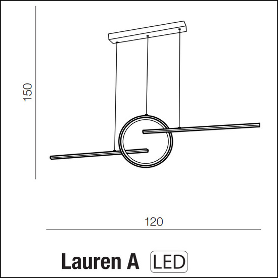 Lampa wisząca LAUREN A Azzardo AZ5257