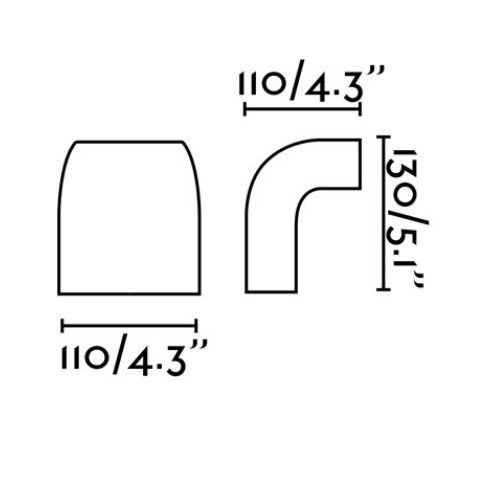 Kinkiet zewnętrzny KLAMP ciemnoszary 74407