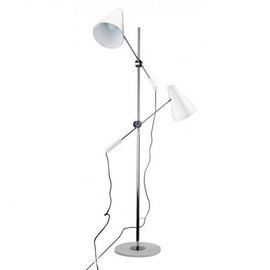 Kierunkowa biała lampa podłogowa Kaja Azzardo
