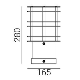 Słupek ogrodowy Stockholm Norlys art. 299