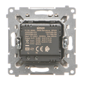 Ładowarka USB podwójna Simon 55