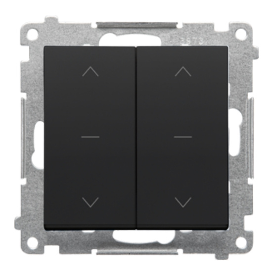 Przycisk roletowy podwójny Simon 55