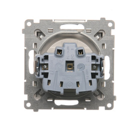 Gniazdo pojedyncze z klapą Simon 55