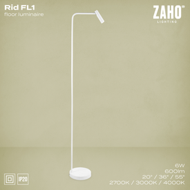 Oprawa podłogowa Rid FL1 Zaho Lighting