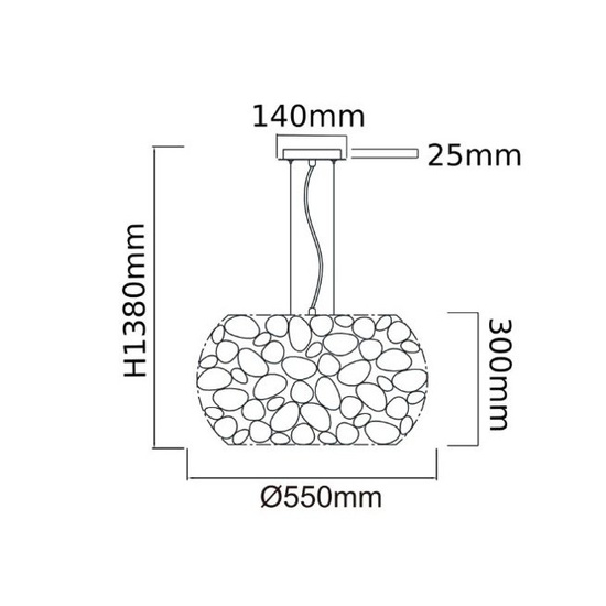 Lampa wisząca Carera Cromo OPEN DESIGN HIGHLIGHTS