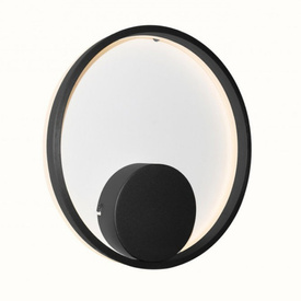 Kinkiet Halo 40 Wall Black Azzardo